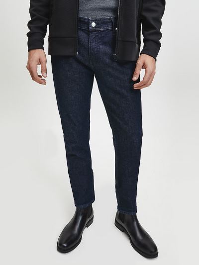 Calvin Klein Ruhák HU527200 | Calvin Klein Slim Férfi Farmernadrág Kék